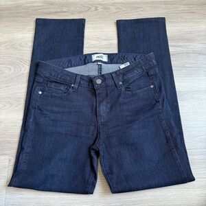 Paige Skyline Straight Jeans Dark Wash